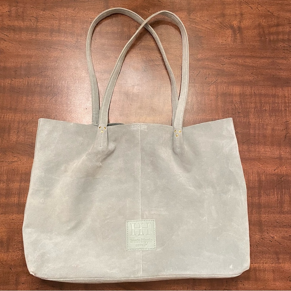 ✨Closet Clean Out✨ Haute Hippie Suede Tote Gold Hardware